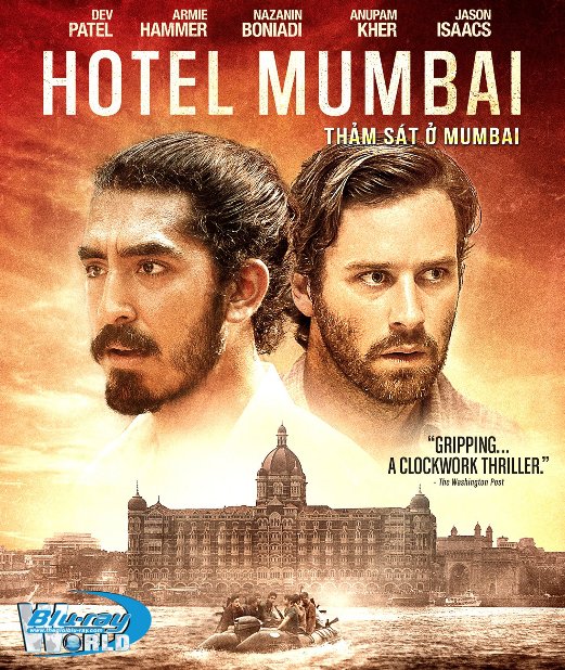 F1693. Hotel Mumbai  2019 - Thảm Sát Ở Mumbai 2D50G (DTS-HD MA 5.1) 